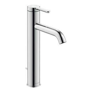 Duravit Waschtisch-Einhebelmischer L C.1 Ausl. 136mm, m Zugst.-Ablaufgarn., chrom