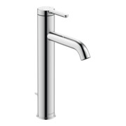 Duravit Waschtisch-Einhebelmischer L C.1 Ausl. 136mm, m Zugst.-Ablaufgarn., chrom