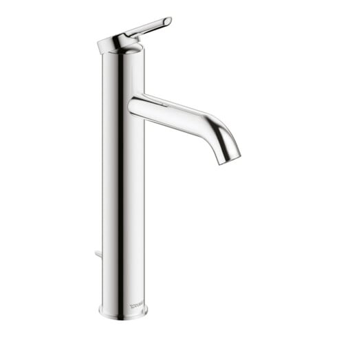 Duravit Waschtisch-Einhebelmischer L C.1 Ausl. 136mm, m Zugst.-Ablaufgarn., chrom