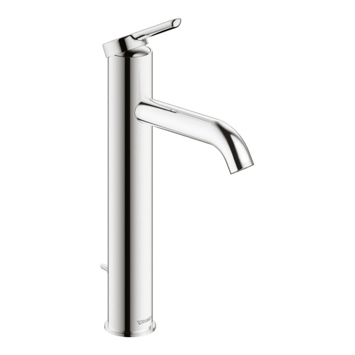 Duravit Waschtisch-Einhebelmischer L C.1 Ausl. 136mm, m Zugst.-Ablaufgarn., chrom
