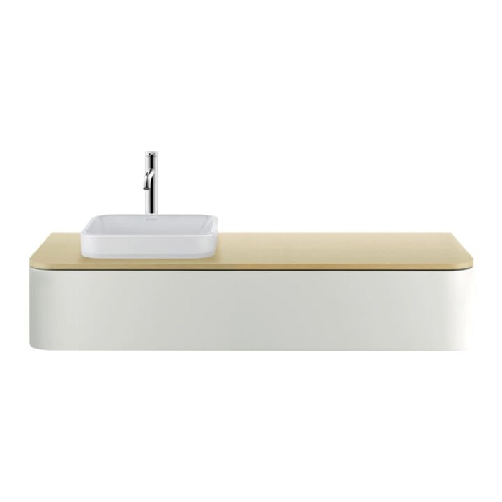 Duravit Waschtisch-Einhebelmischer L C.1 Ausl. 136mm, o. Zugst.-Ablaufgarn., chr