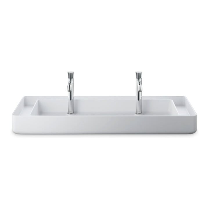 Duravit Waschtisch-Einhebelmischer L White Tulip o. Zugst.-Ablaufgarn., Ausl. 140mm, chr