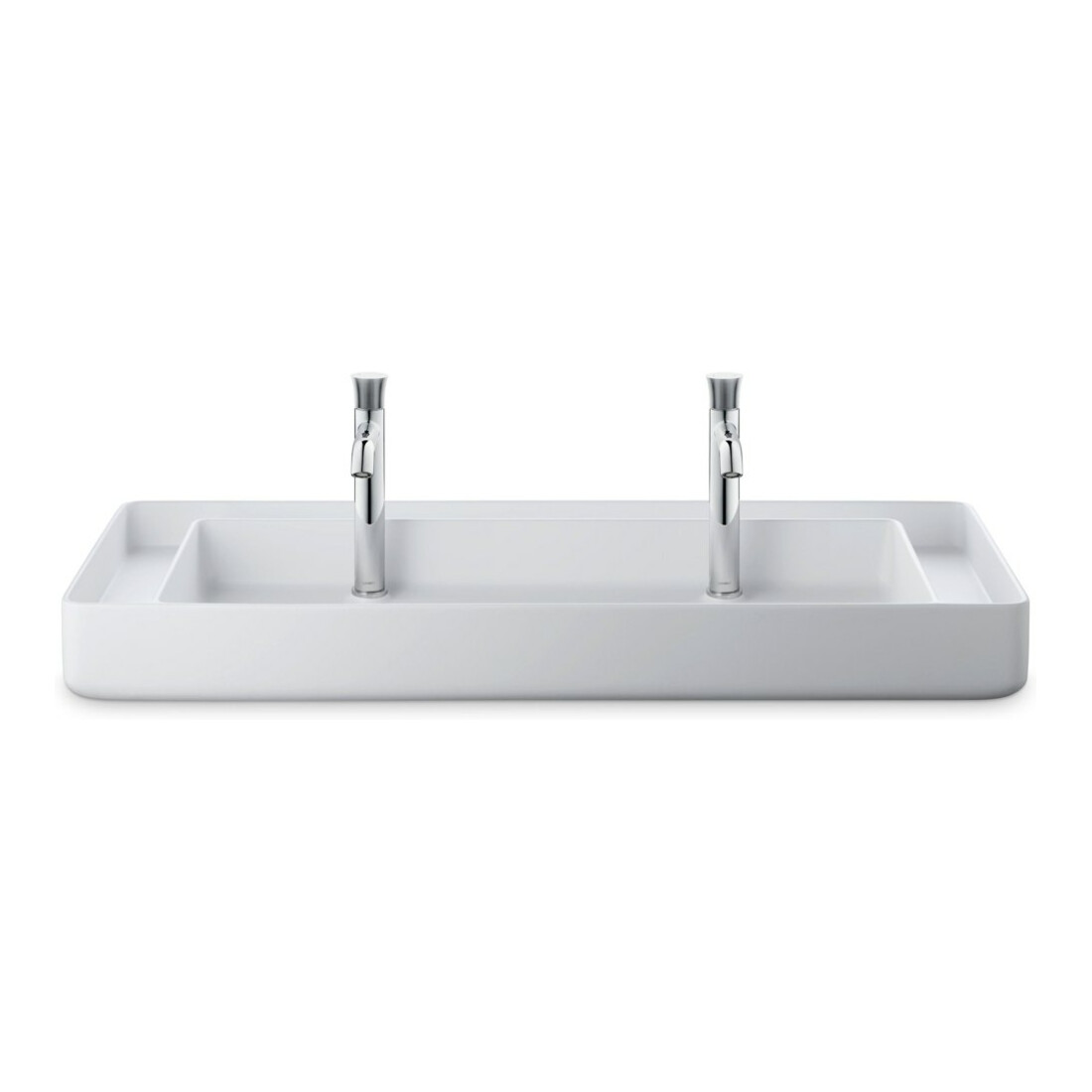 Duravit Waschtisch-Einhebelmischer L White Tulip o. Zugst.-Ablaufgarn., Ausl. 140mm, chr