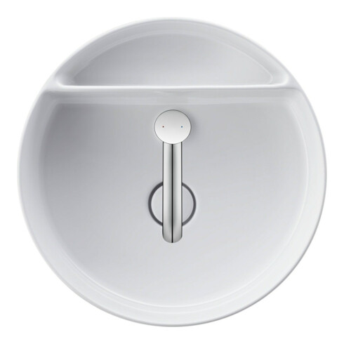 Duravit Waschtisch-Einhebelmischer L White Tulip o. Zugst.-Ablaufgarn., Ausl. 140mm, chr