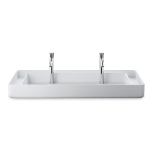 Duravit Waschtisch-Einhebelmischer L White Tulip o. Zugst.-Ablaufgarn., Ausl. 140mm, chr