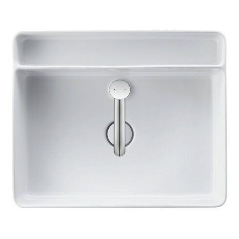 Duravit Waschtisch-Einhebelmischer L White Tulip o. Zugst.-Ablaufgarn., Ausl. 140mm, chr
