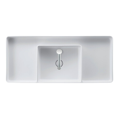 Duravit Waschtisch-Einhebelmischer L White Tulip o. Zugst.-Ablaufgarn., Ausl. 140mm, chr