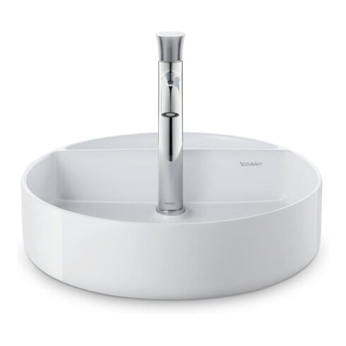 Duravit Waschtisch-Einhebelmischer L White Tulip o. Zugst.-Ablaufgarn., Ausl. 140mm, chr