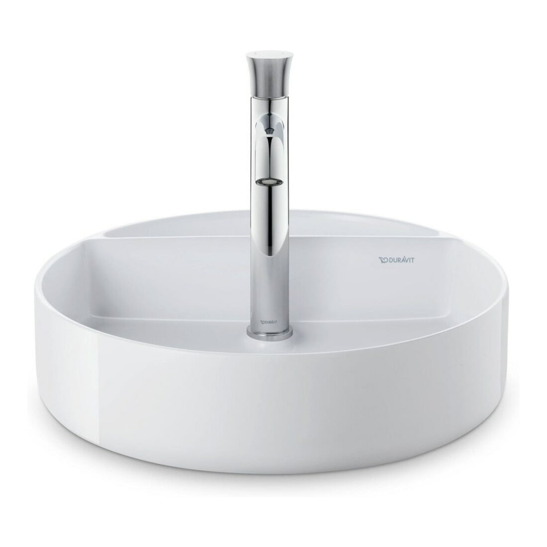 Duravit Waschtisch-Einhebelmischer L White Tulip o. Zugst.-Ablaufgarn., Ausl. 140mm, chr