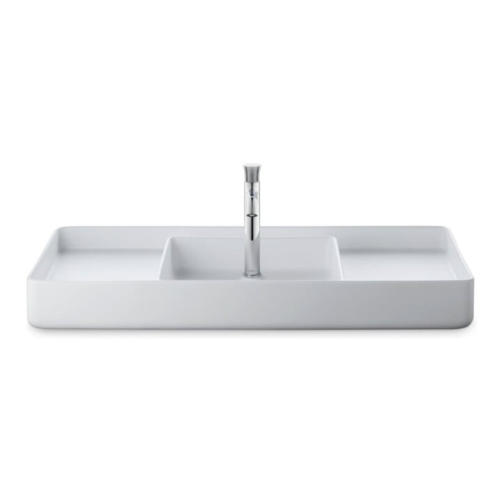 Duravit Waschtisch-Einhebelmischer L White Tulip o. Zugst.-Ablaufgarn., Ausl. 140mm, chr