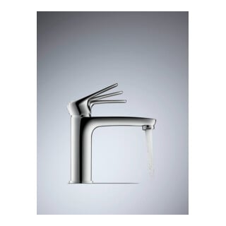 Duravit Waschtisch-Einhebelmischer M B.1 m Zugst.-Ablaufgarn., Ausl. 139mm, chrom