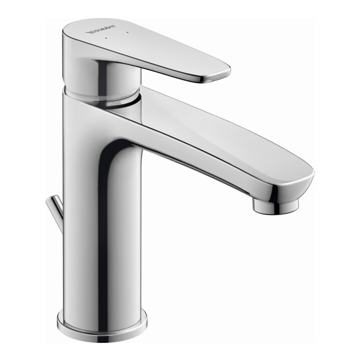 Duravit Waschtisch-Einhebelmischer M B.1 m Zugst.-Ablaufgarn., Ausl. 139mm, chrom