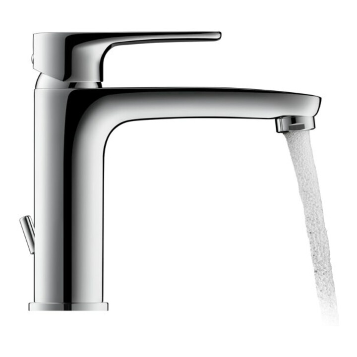 Duravit Waschtisch-Einhebelmischer M B.1 m Zugst.-Ablaufgarn., Ausl. 139mm, chrom