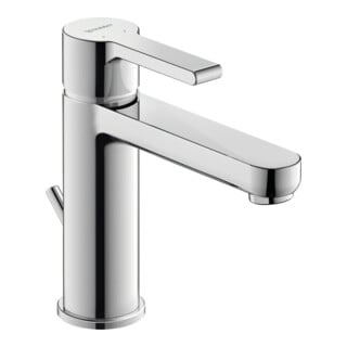 Duravit Waschtisch-Einhebelmischer M B.2 m Zugst.-Ablaufgarn., Ausl. 139mm, chrom