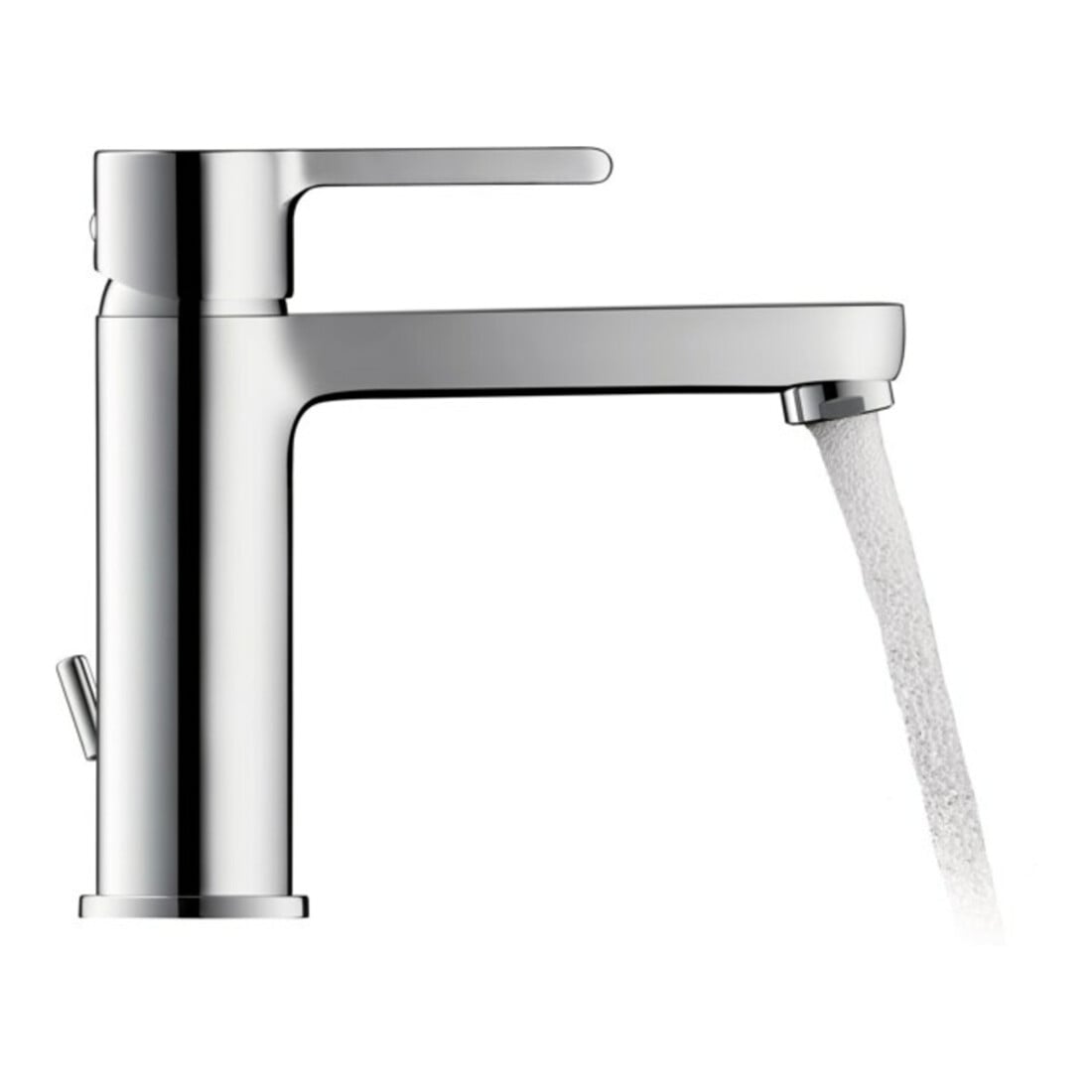 Duravit Waschtisch-Einhebelmischer M B.2 m Zugst.-Ablaufgarn., Ausl. 139mm, chrom