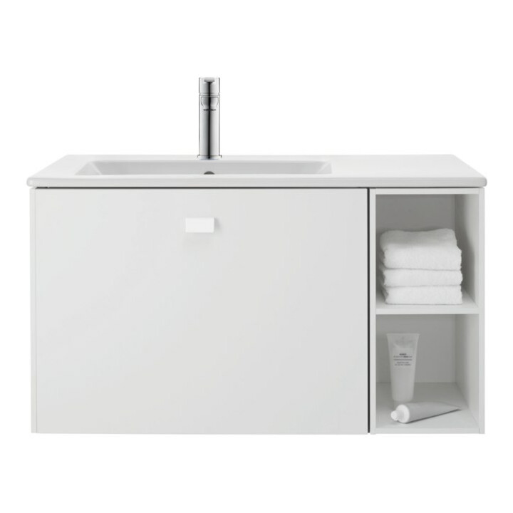 Duravit Waschtisch-Einhebelmischer M B.2 o. Zugst.-Ablaufgarn., Ausl. 139mm, chr