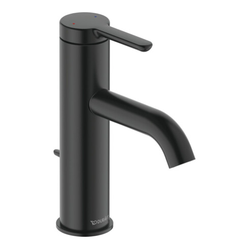 Duravit Waschtisch-Einhebelmischer M C.1 Ausl. 113mm, m Zugst.-Ablaufgarn., sw ma
