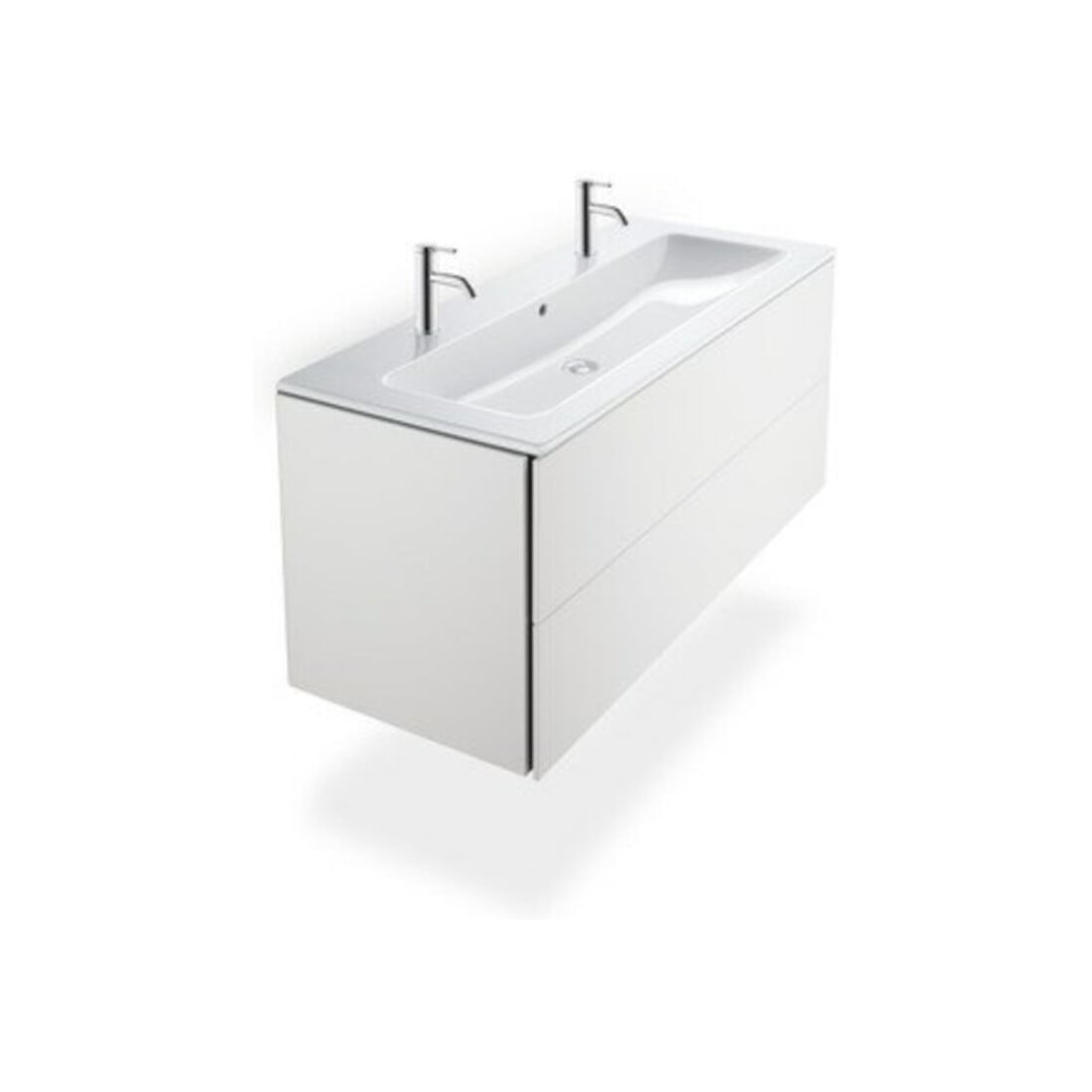 Duravit Waschtisch-Einhebelmischer M C.1 Ausl. 113mm, o. Zugst.-Ablaufgarn., chr