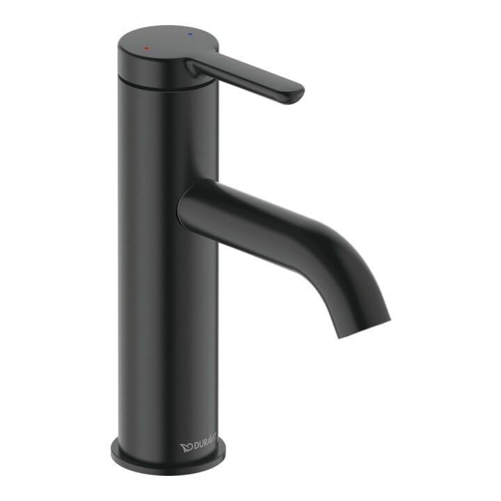 Duravit Waschtisch-Einhebelmischer M C.1 Ausl 113mm, o. Zugst.-Ablaufgarn., sw ma