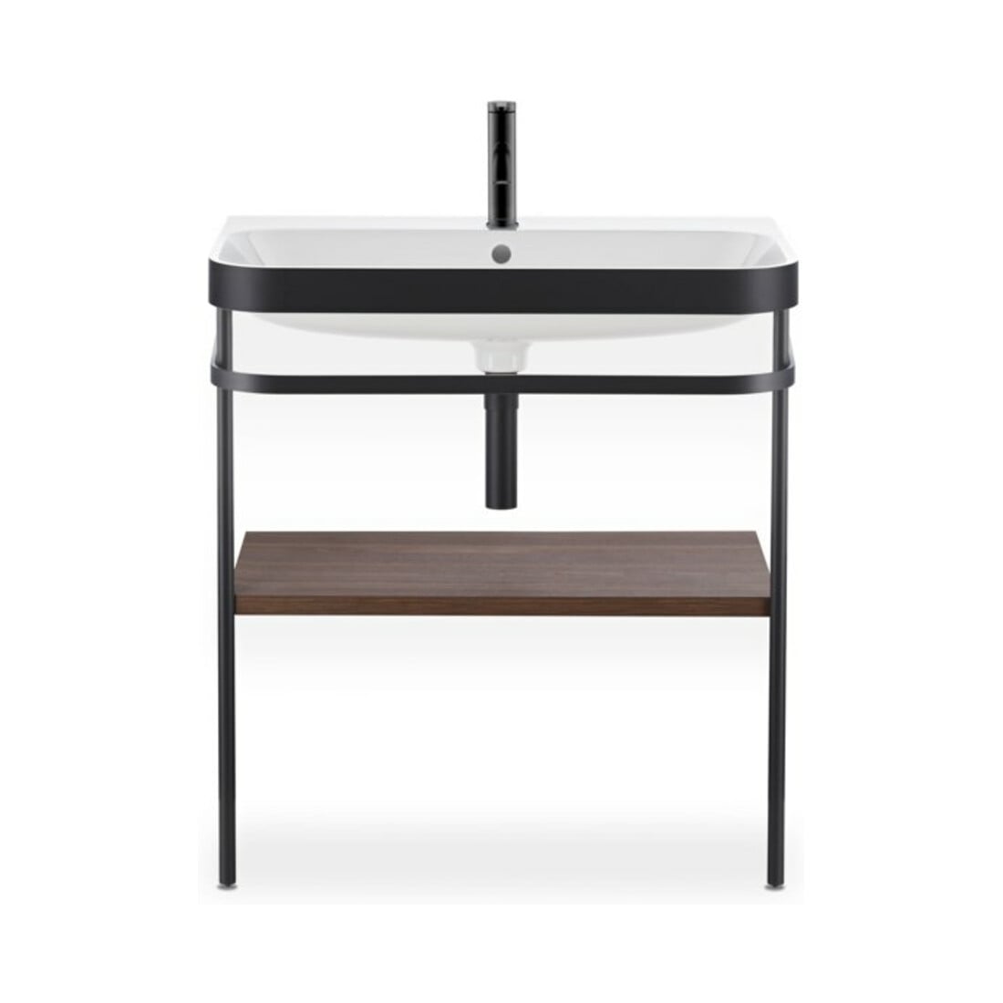 Duravit Waschtisch-Einhebelmischer M C.1 Ausl 113mm, o. Zugst.-Ablaufgarn., sw ma