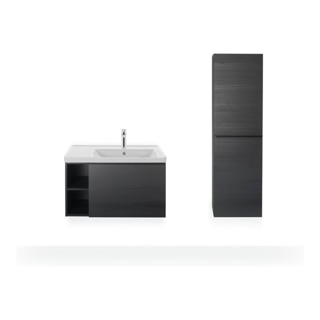 Duravit Waschtisch-Einhebelmischer M D-Neo m Zugst.-Ablaufgarn., Ausl. 109mm, chrom