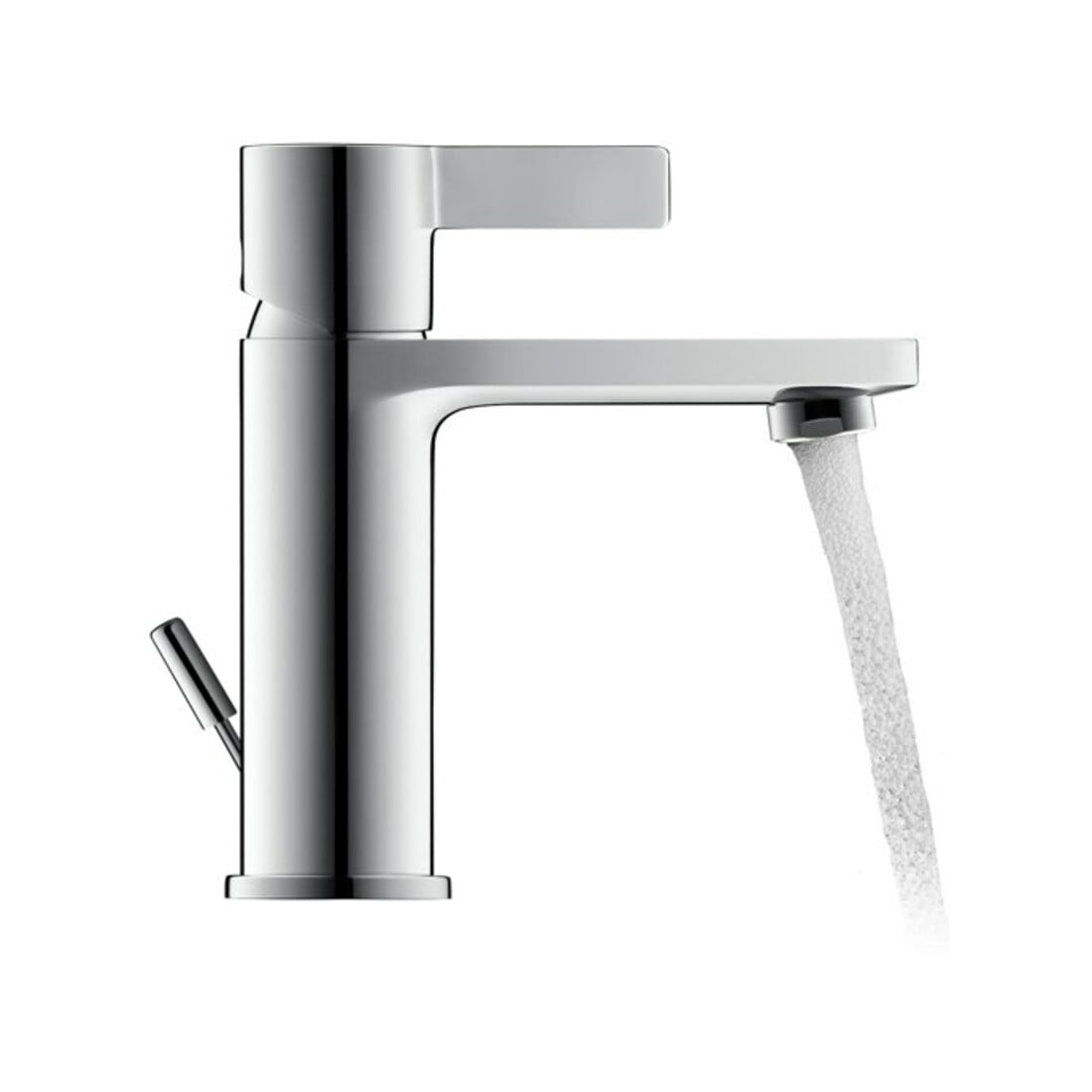 Duravit Waschtisch-Einhebelmischer M D-Neo m Zugst.-Ablaufgarn., Ausl. 109mm, chrom