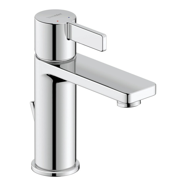 Duravit Waschtisch-Einhebelmischer M D-Neo m Zugst.-Ablaufgarn., Ausl. 109mm, chrom