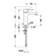Duravit Waschtisch-Einhebelmischer M Fresh + -Flow D-Code o ZugstAblGar, c, A 107mm, Keramikmisch.