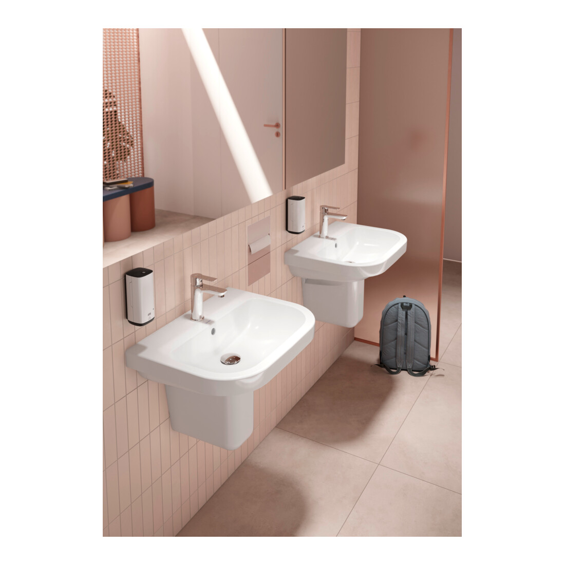 Duravit Waschtisch-Einhebelmischer M Fresh + -Flow D-Code o ZugstAblGar, c, A 107mm, Keramikmisch.