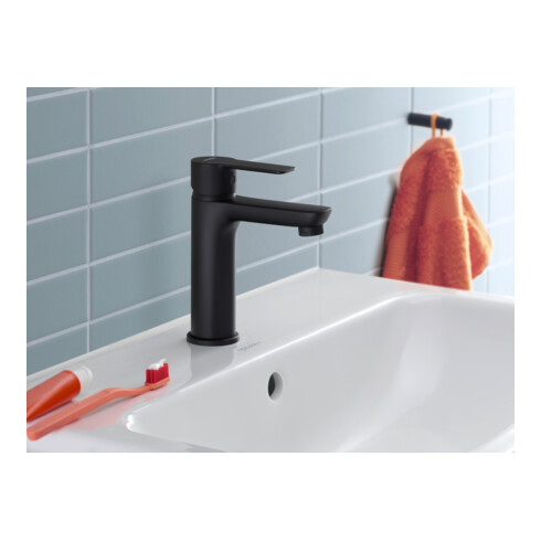 Duravit Waschtisch-Einhebelmischer M Fresh + -Flow D-Code o ZugstAblGar, s m, A 107mm, Keramik