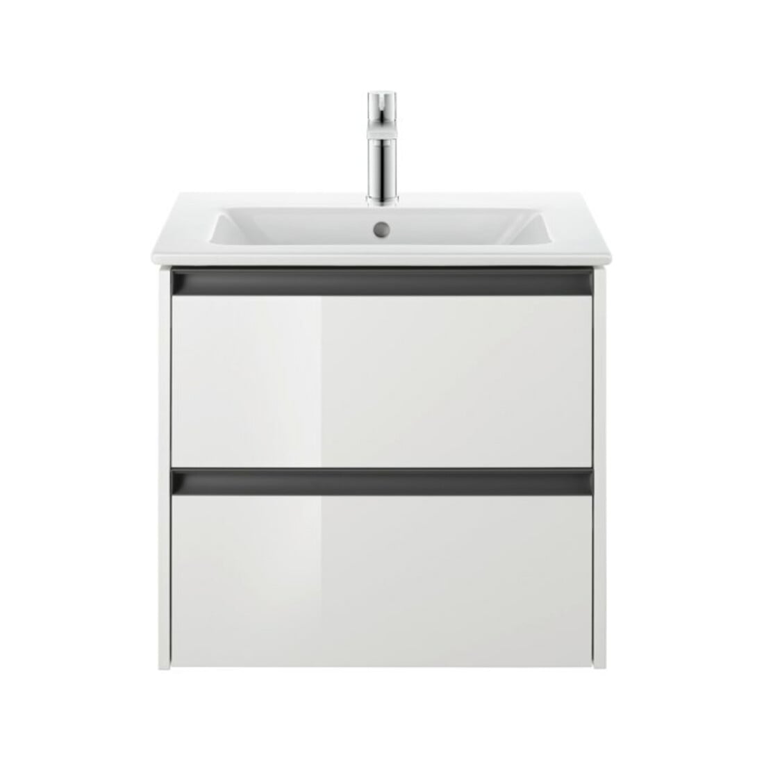 Duravit Waschtisch-Einhebelmischer M Fresh-Start D-Neo m Zugst.-Ablaufgarn., Ausl. 109mm, chrom