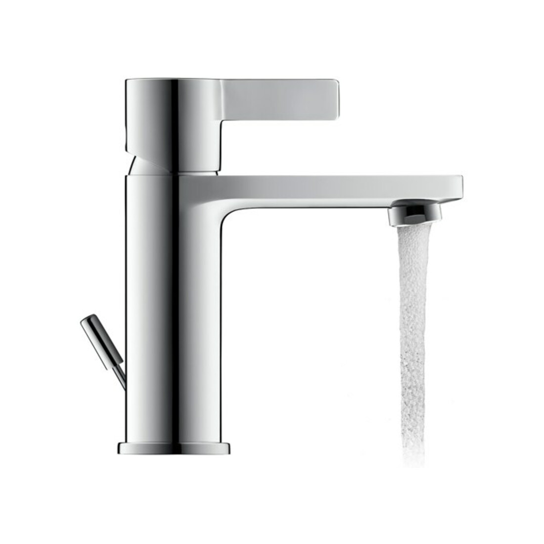 Duravit Waschtisch-Einhebelmischer M Fresh-Start D-Neo m Zugst.-Ablaufgarn., Ausl. 109mm, chrom