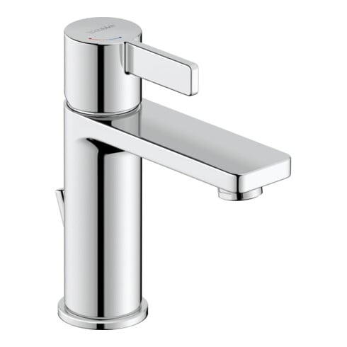 Duravit Waschtisch-Einhebelmischer M Fresh-Start D-Neo m Zugst.-Ablaufgarn., Ausl. 109mm, chrom