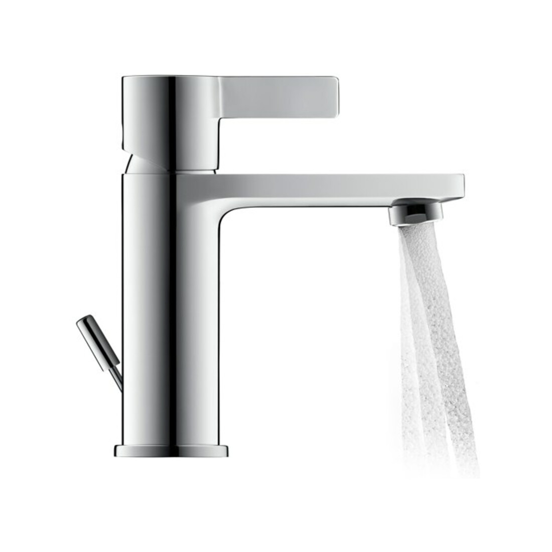 Duravit Waschtisch-Einhebelmischer M Fresh-Start D-Neo m Zugst.-Ablaufgarn., Ausl. 109mm, chrom