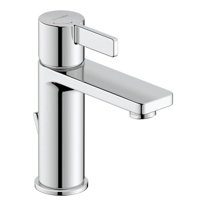 Duravit Waschtisch-Einhebelmischer M Fresh-Start D-Neo m Zugst.-Ablaufgarn., Ausl. 109mm, chrom