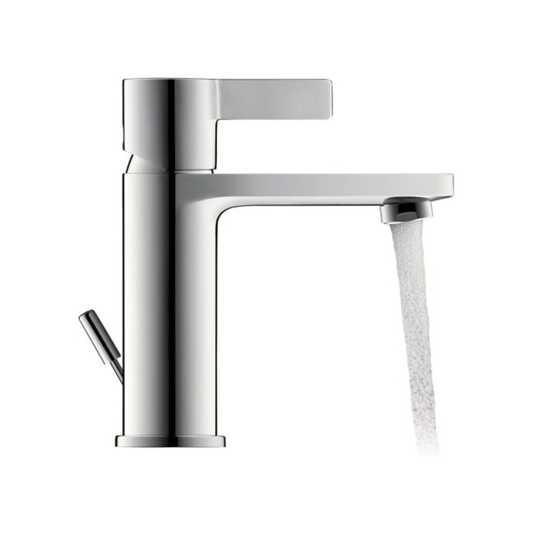 Duravit Waschtisch-Einhebelmischer M Fresh-Start D-Neo m Zugst.-Ablaufgarn., Ausl. 109mm, chrom