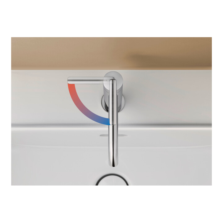 Duravit Waschtisch-Einhebelmischer M Fresh u. -Flow Balcoon Ausl. 138mm, m Zugst.Abl.Gar., ch hgl