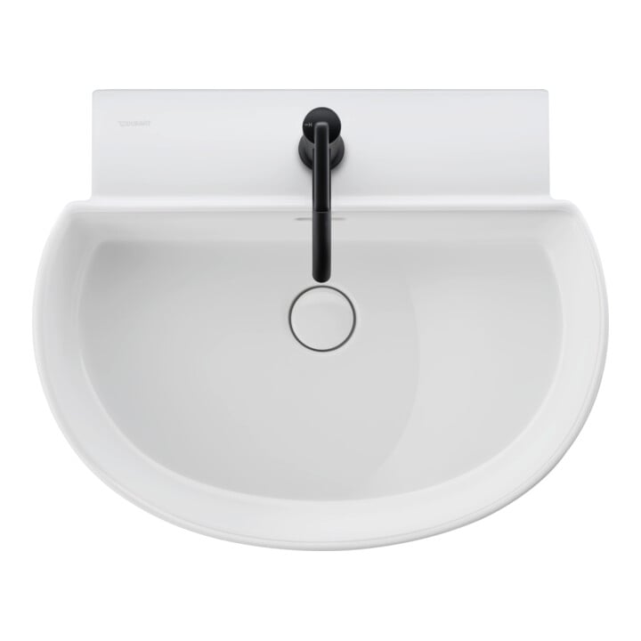 Duravit Waschtisch-Einhebelmischer M Fresh u. -Flow Balcoon Ausl. 138mm, m Zugst.Abl.Gar., sw matt