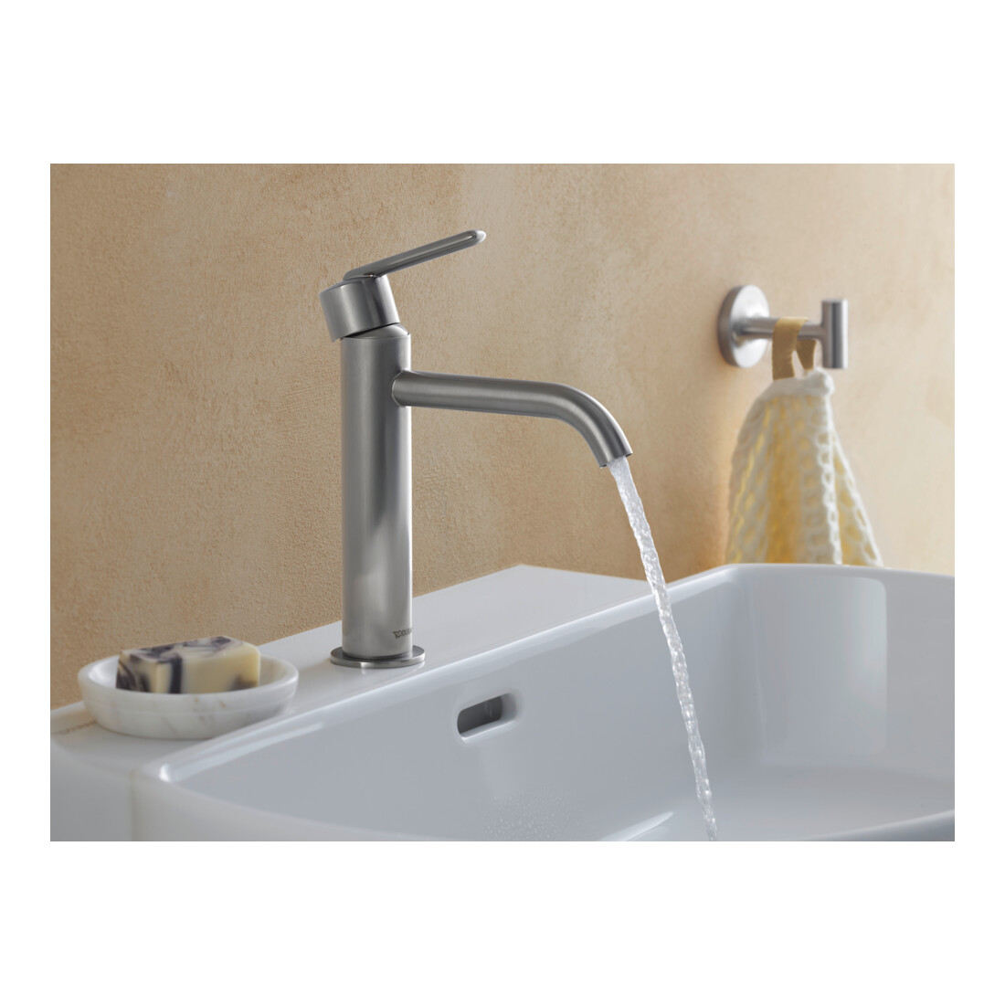 Duravit Waschtisch-Einhebelmischer M Fresh u. -Flow Balcoon Ausl. 138mm, o. Zugst.Abl.Gar., ES geb.