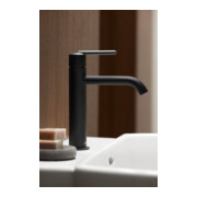 Duravit Waschtisch-Einhebelmischer M Fresh u. -Flow Balcoon Ausl. 138mm, o. Zugst.Abl.Gar., sw matt-2