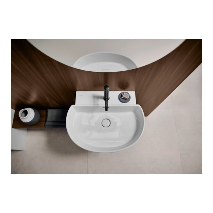 Duravit Waschtisch-Einhebelmischer M Fresh u. -Flow Balcoon Ausl. 138mm, o. Zugst.Abl.Gar., sw matt