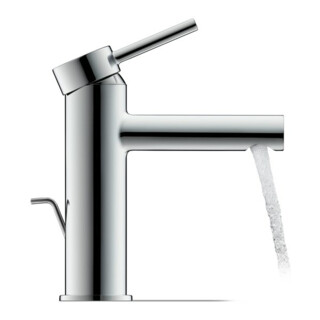 Duravit Waschtisch-Einhebelmischer M FreshStart Circle m Zugst.Abl.Gar., Ausl. 117mm, chr hgl