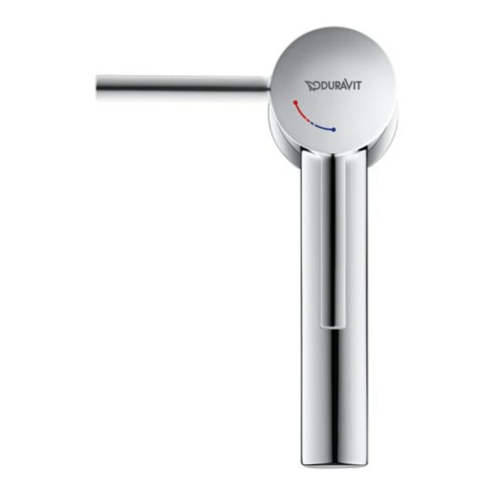 Duravit Waschtisch-Einhebelmischer M FreshStart Circle o. Zugst.Abl.Gar., Ausl. 117mm, chr hgl