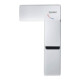 Duravit Waschtisch-Einhebelmischer M FreshStart Manhattan Ausl. 129mm, o. Zugst.Abl.Gar., chrom-2