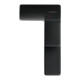 Duravit Waschtisch-Einhebelmischer M Manhattan Ausl. 129mm, o. Zugst.Abl.Gar., sw matt-3