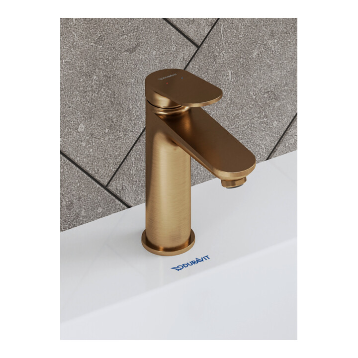 Duravit Waschtisch-Einhebelmischer M Wave A 122mm, o. Zugst.Abl.Gar., bron geb.