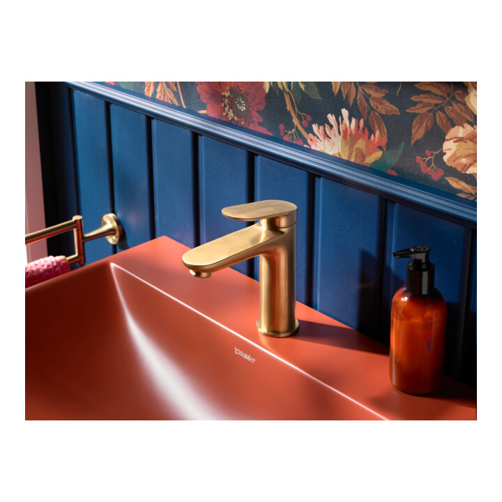 Duravit Waschtisch-Einhebelmischer M Wave A 122mm, o. Zugst.Abl.Gar., bron geb.