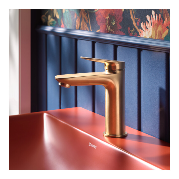 Duravit Waschtisch-Einhebelmischer M Wave A 122mm, o. Zugst.Abl.Gar., bron geb.