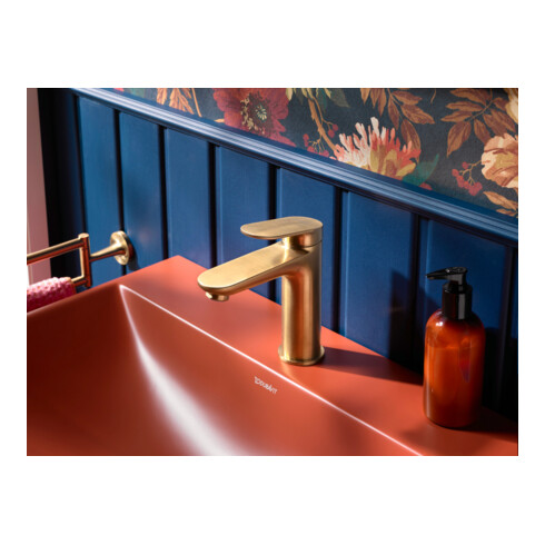 Duravit Waschtisch-Einhebelmischer M Wave A 122mm, o. Zugst.Abl.Gar., bron geb.