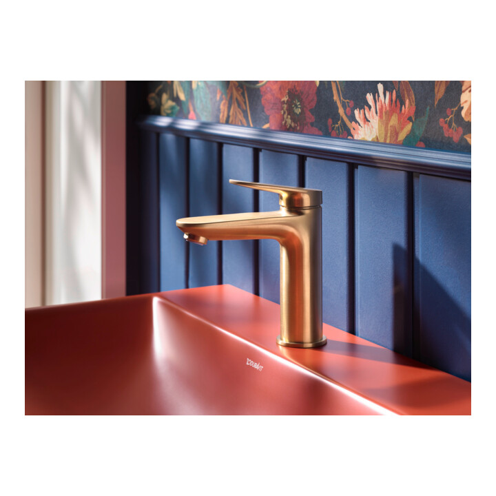 Duravit Waschtisch-Einhebelmischer M Wave A 122mm, o. Zugst.Abl.Gar., bron geb.